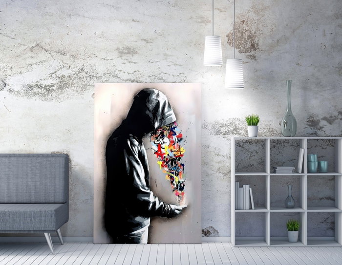 Wallity Cuadro Decorativo en Lienzo Multicolor 50 x 70 cm